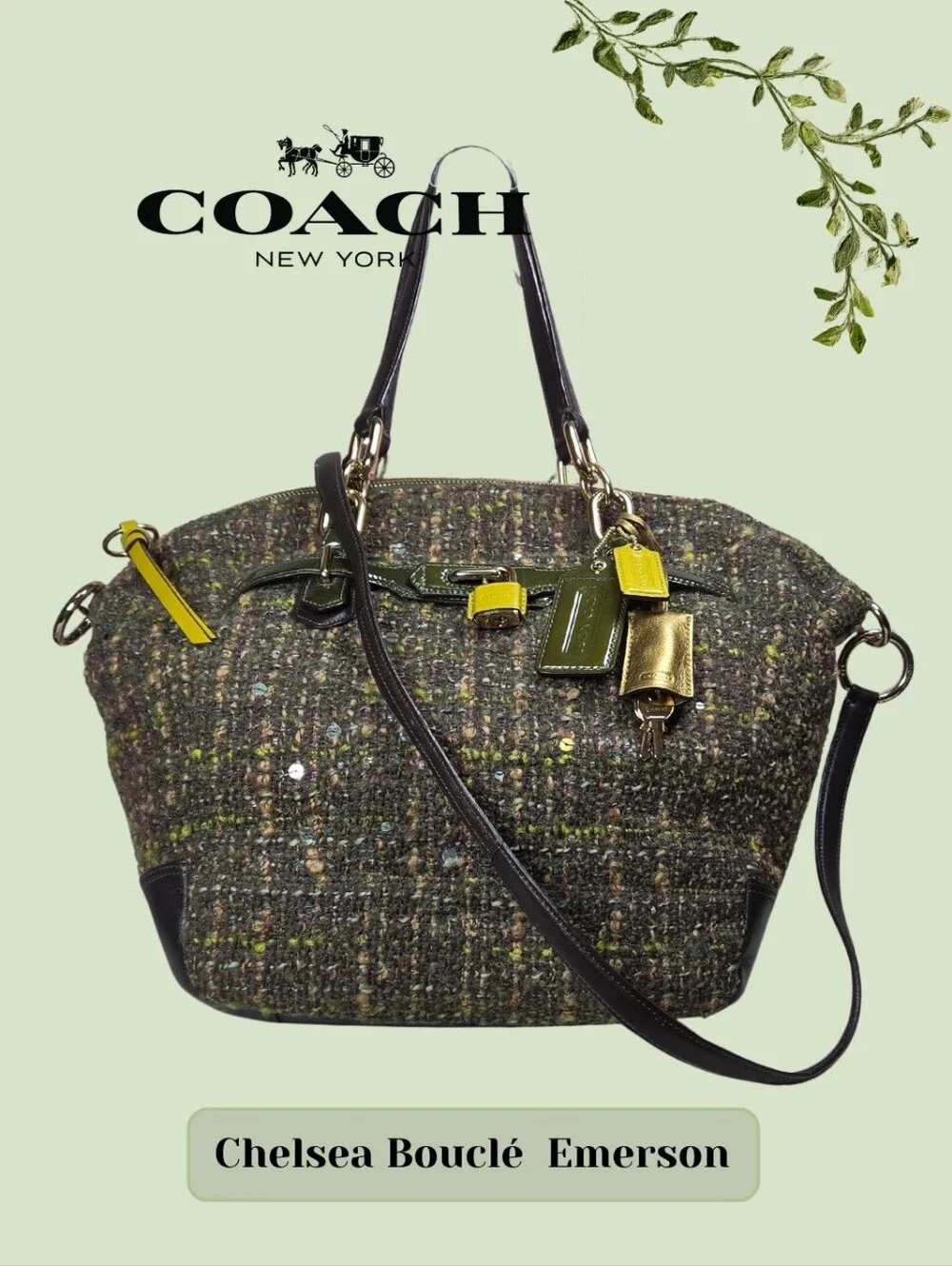 Coach Bouclé Emerson EUC